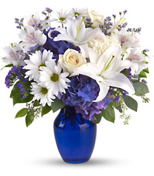 Beautiful in Blue Cottage Florist Lakeland Fl 33813 Premium Flowers lakeland